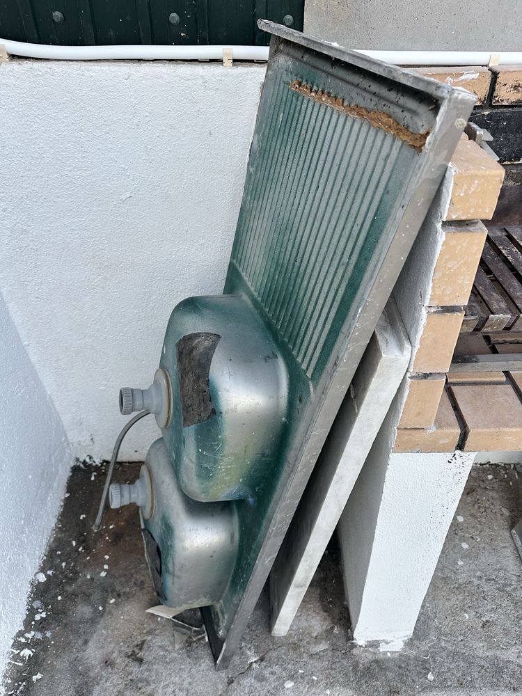Lava loiça duas pias de 120 cm aço