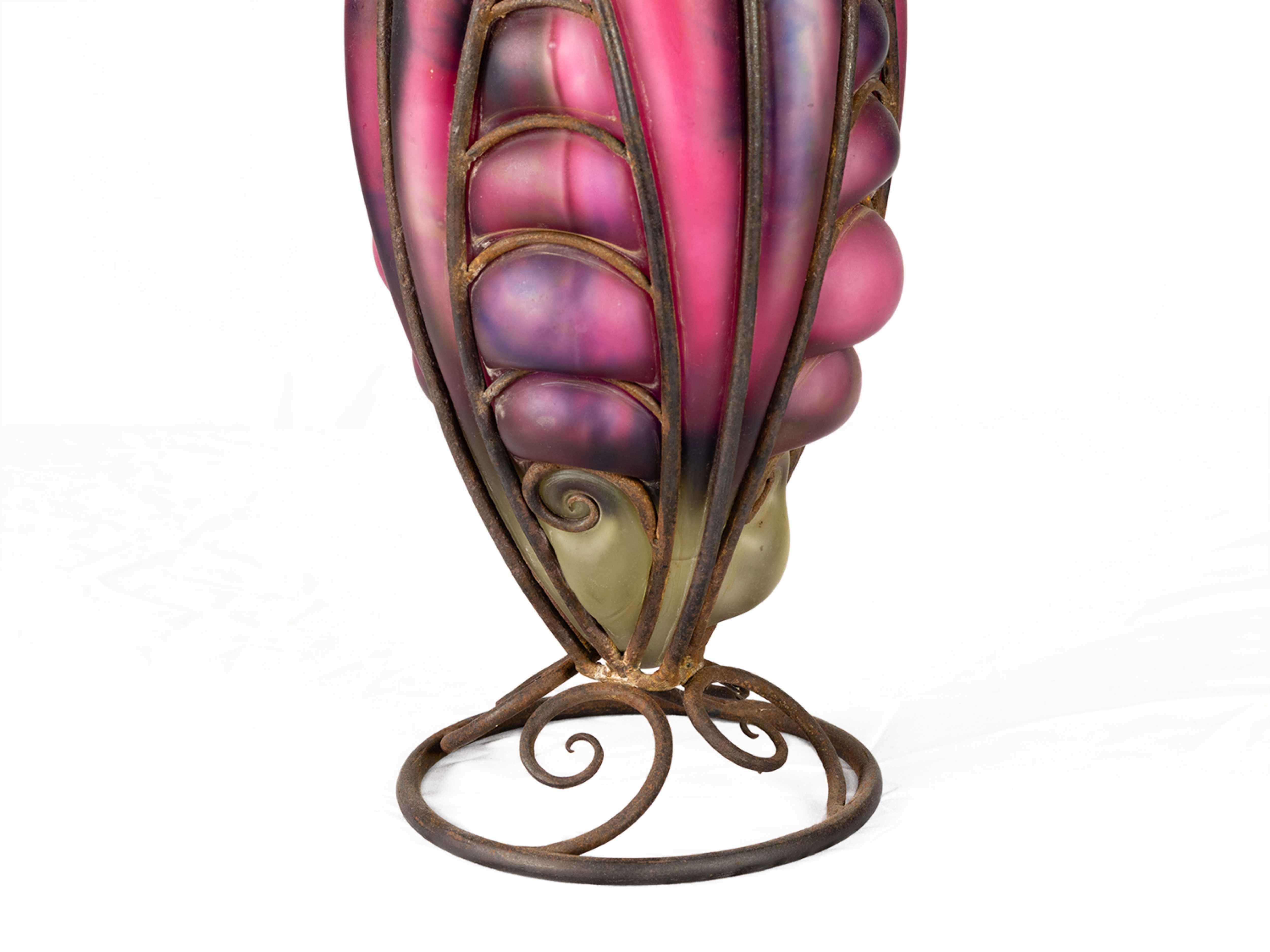 Vaso vidro Art Deco Charles Schneider | século XX