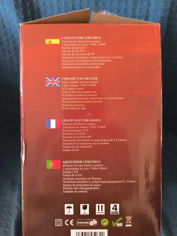 Orbegozo Cr 5022 Aquecedor Cerâmico 1500w