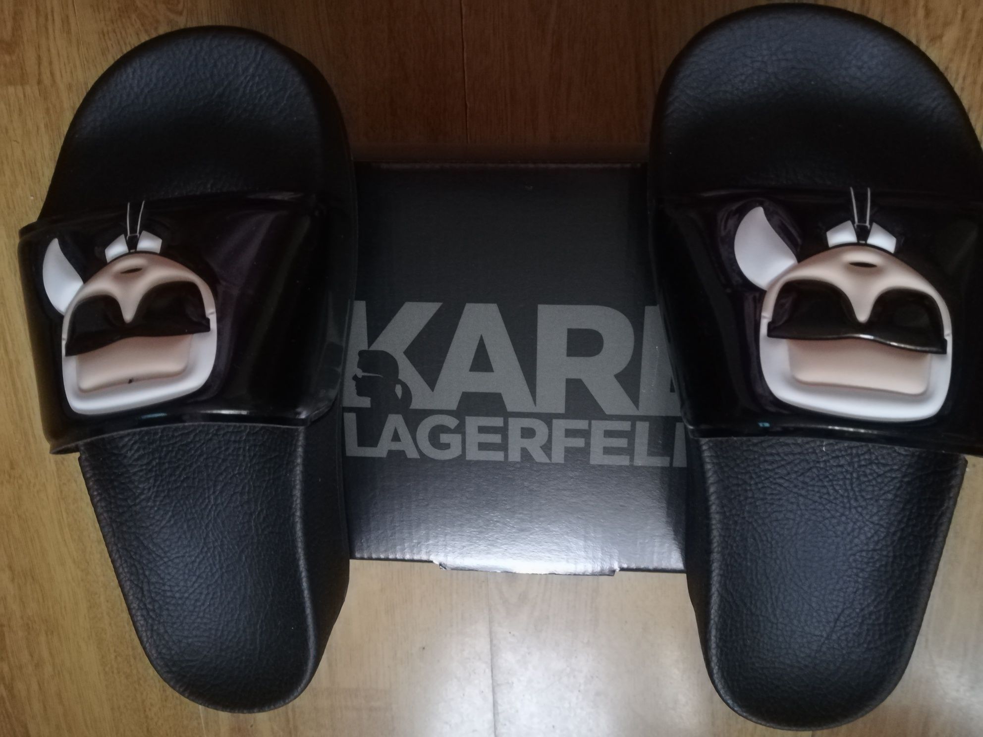 Karl LAGERFELD 39/38 oryginalne KONDO MAXI black rubber