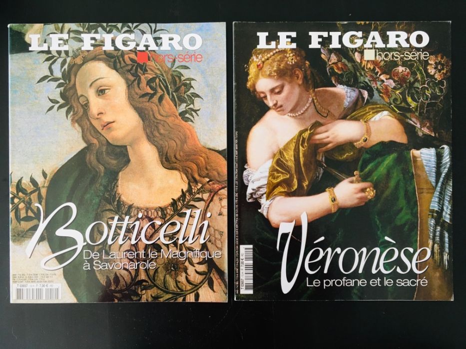 4 Revistas de Arte-Botticelli, Véronèse; Rubens e Gauguin