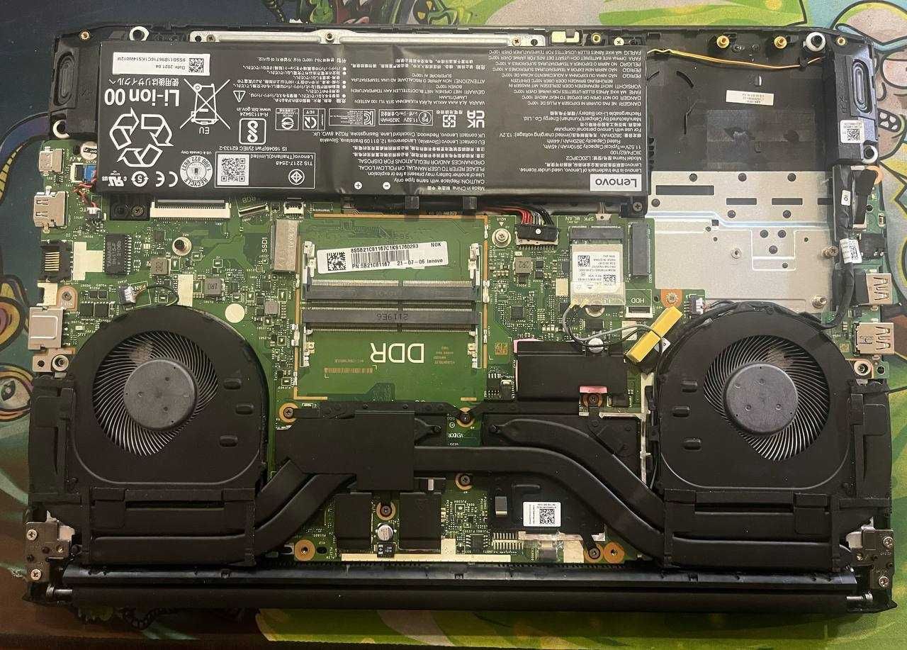 Ноутбук Lenovo IdeaPad Gaming 3 15ACH6 (детали)