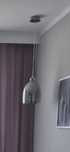 Lampa wisząca 2 szt. srebrna