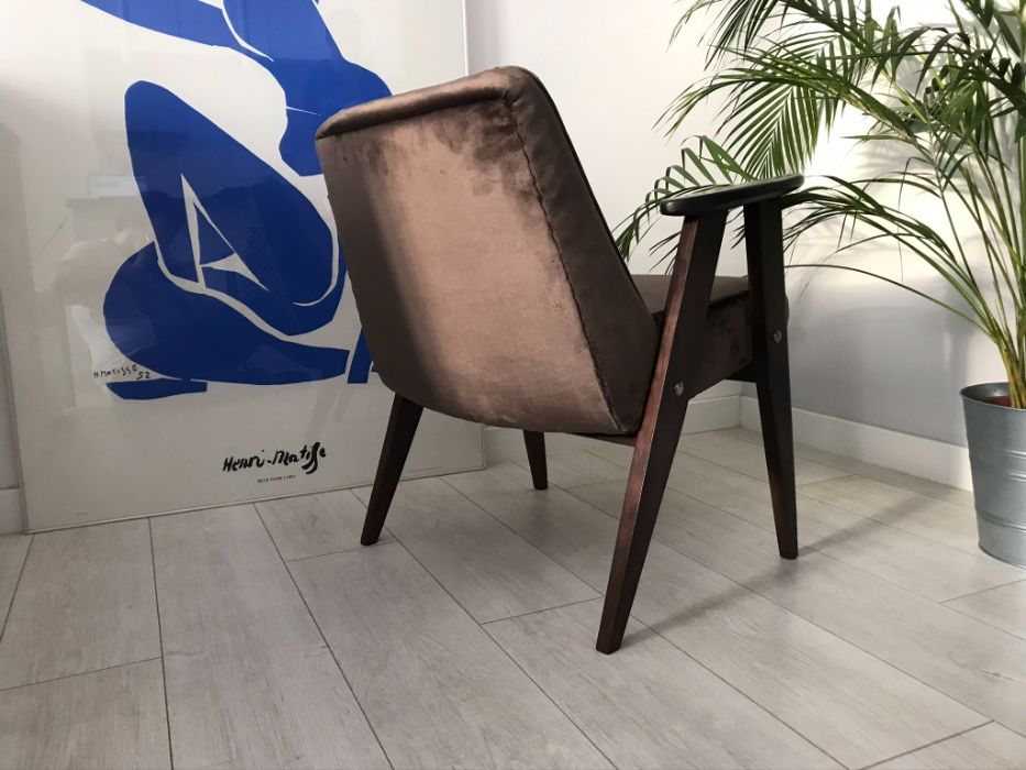 Fotel Chierowski 366 (PRL vintage design modernizm)