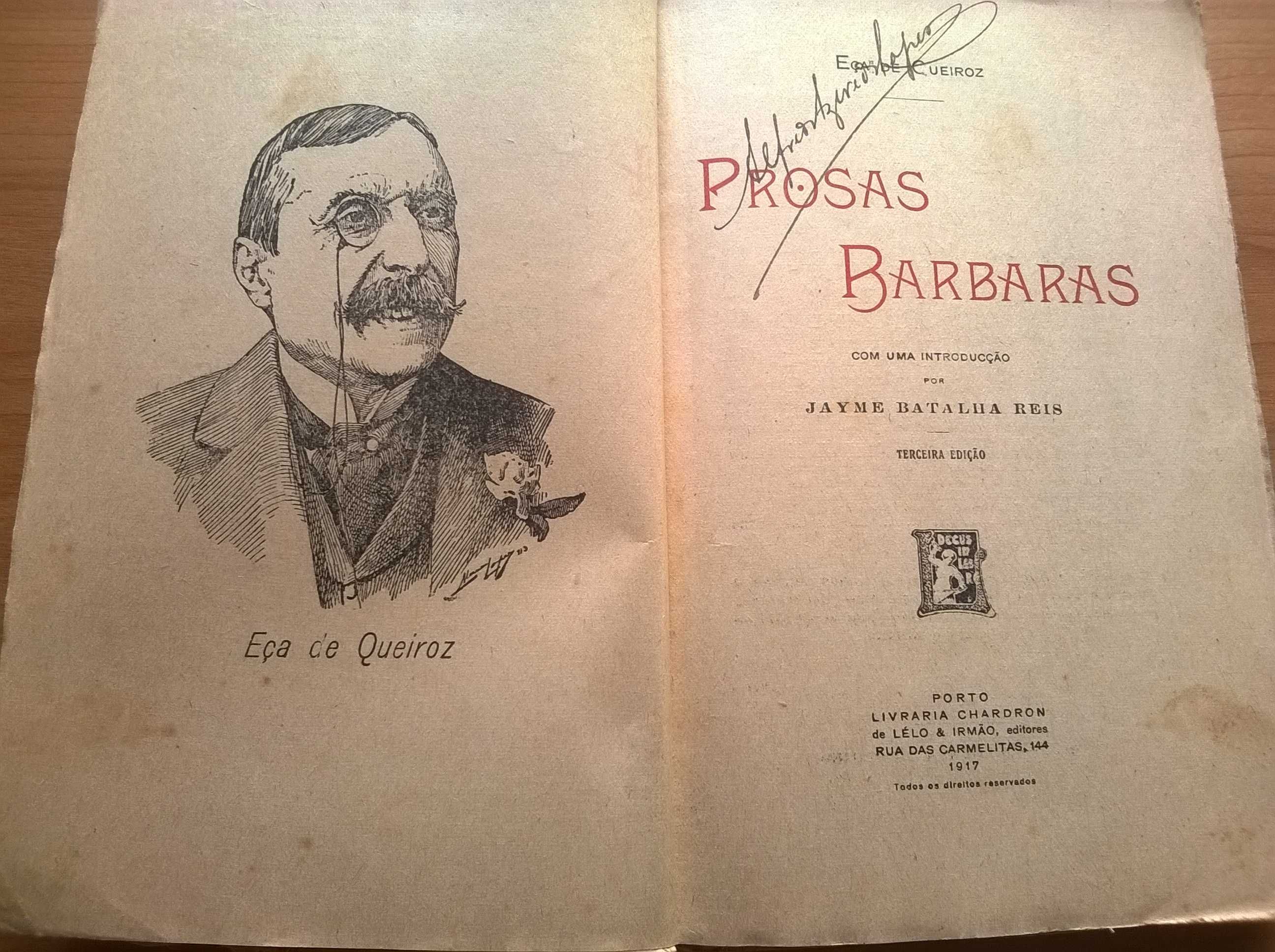 Prosas Bárbaras (1917) - Eça de Queiroz