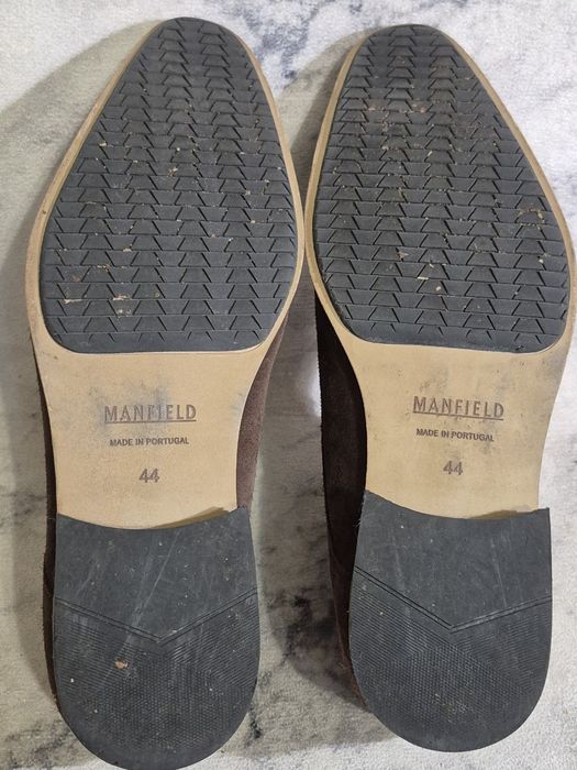 Замшевые мужские туфли Manfield.размер 44.