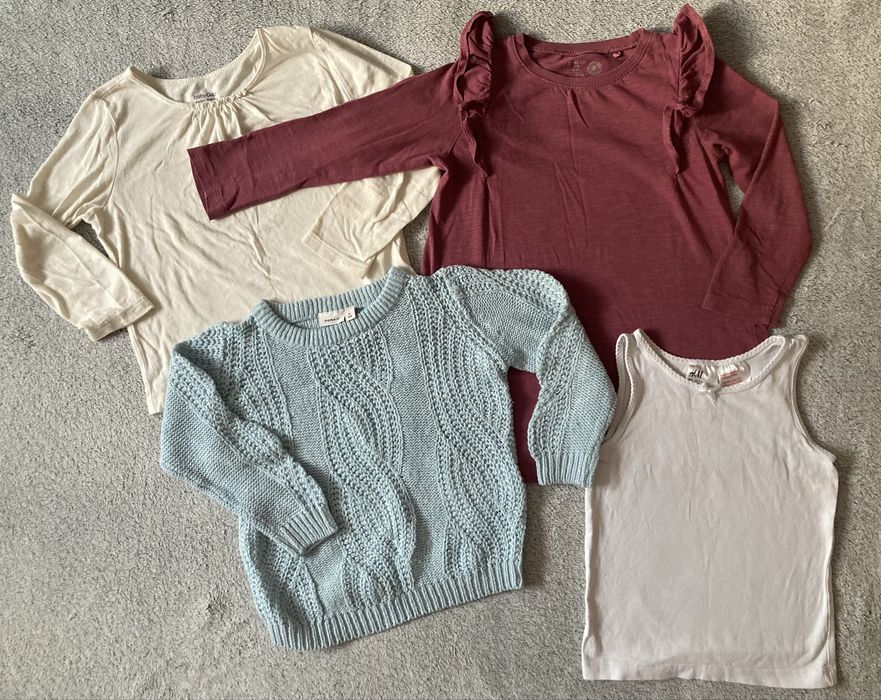 Zestaw ubranek 104 Lindex H&M Name It ciuszki
