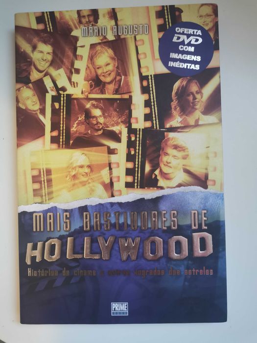 Livro "Nos Bastidores de Hollywood", Mário Augusto (Novo)