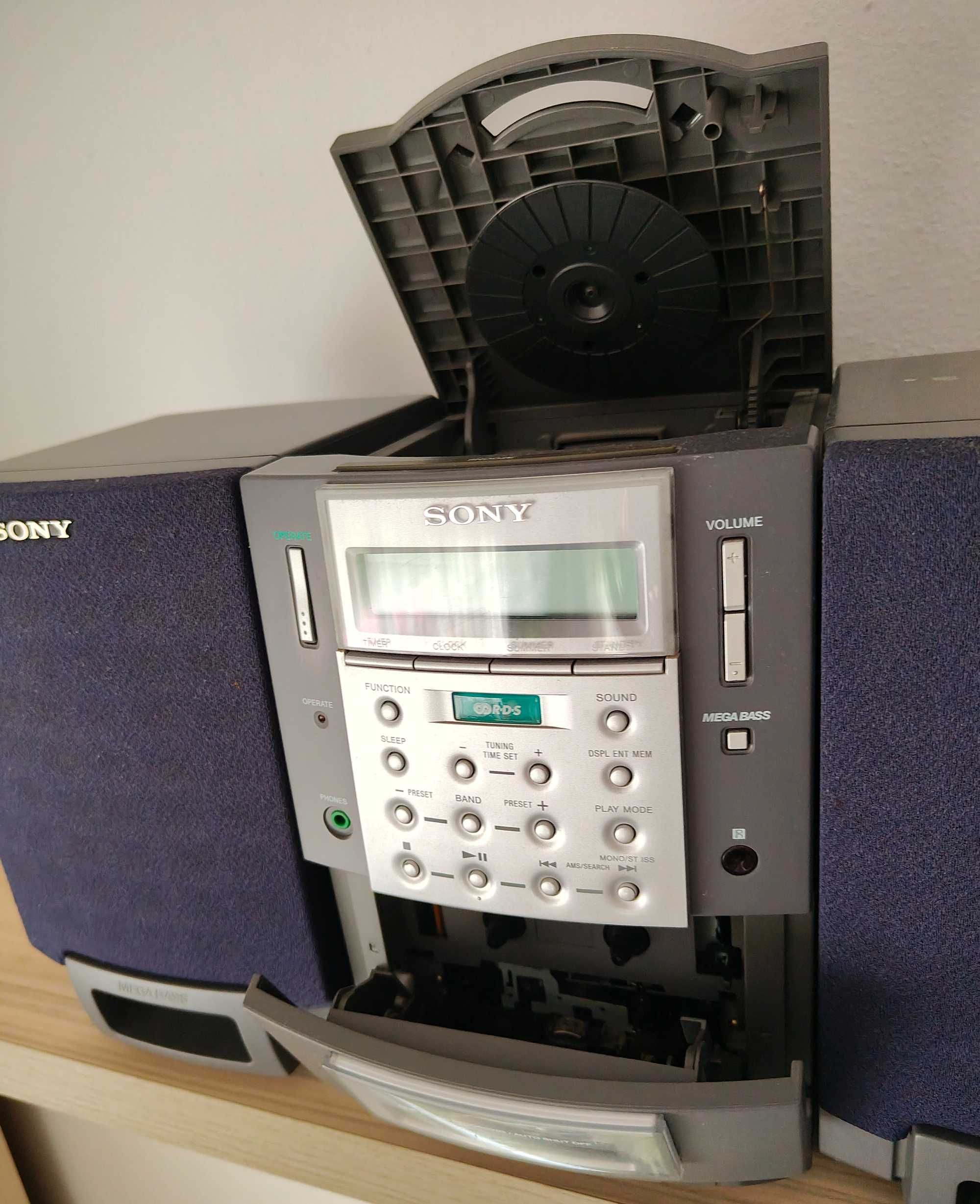 Mini wieża SONY PMC-R30L + dwa głośniki i pilot- rezerwacja!