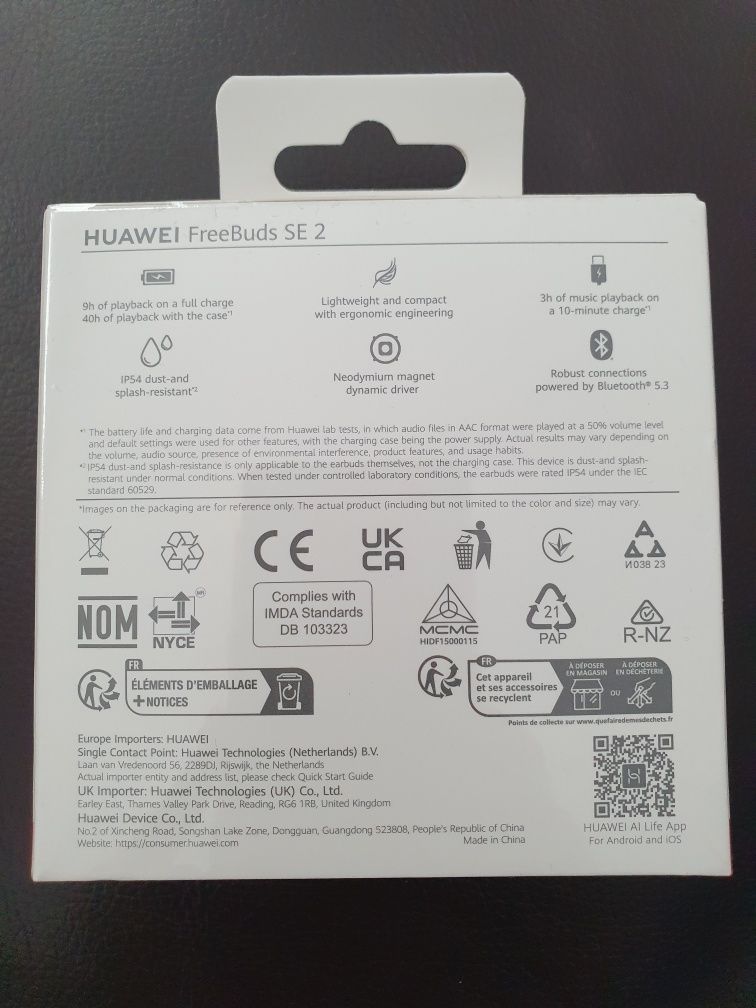 Słuchawki bezprzewodowe HUAWEI FreeBuds SE 2