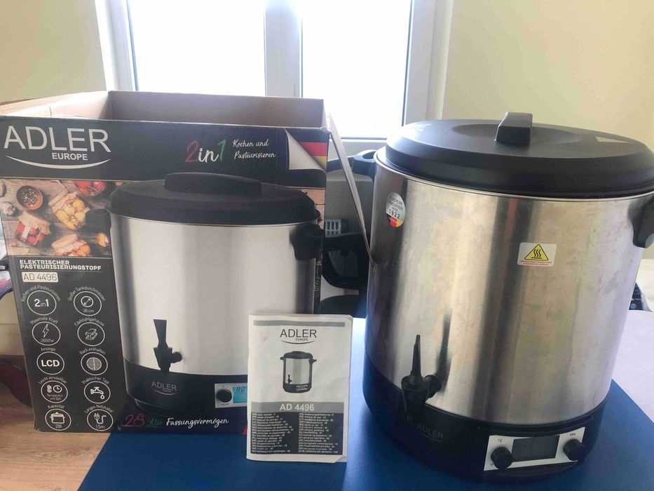 Adler AD 4496 Електрична каструля для пастеризації - Плита 28л Б/У