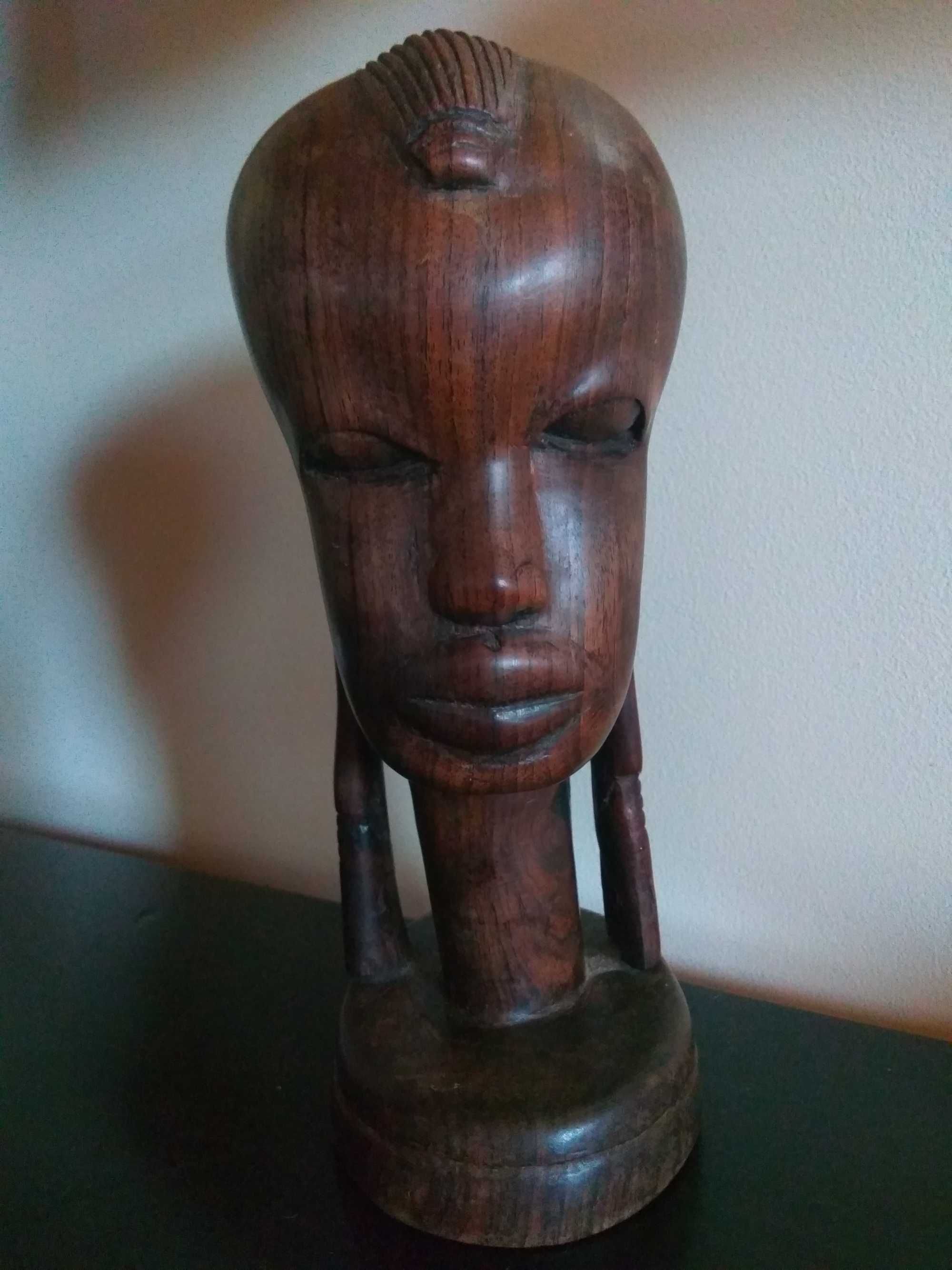Sztuka Afryki, rzeżba, figurka, HEBAN, ręczna robota