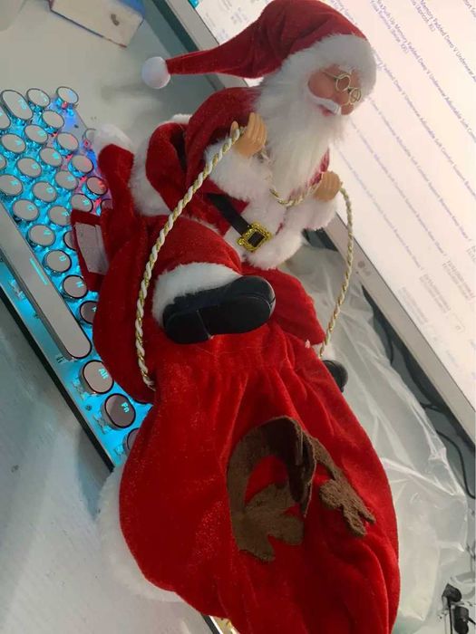 Colete criativo para animais de estimação Colete do Pai Natal