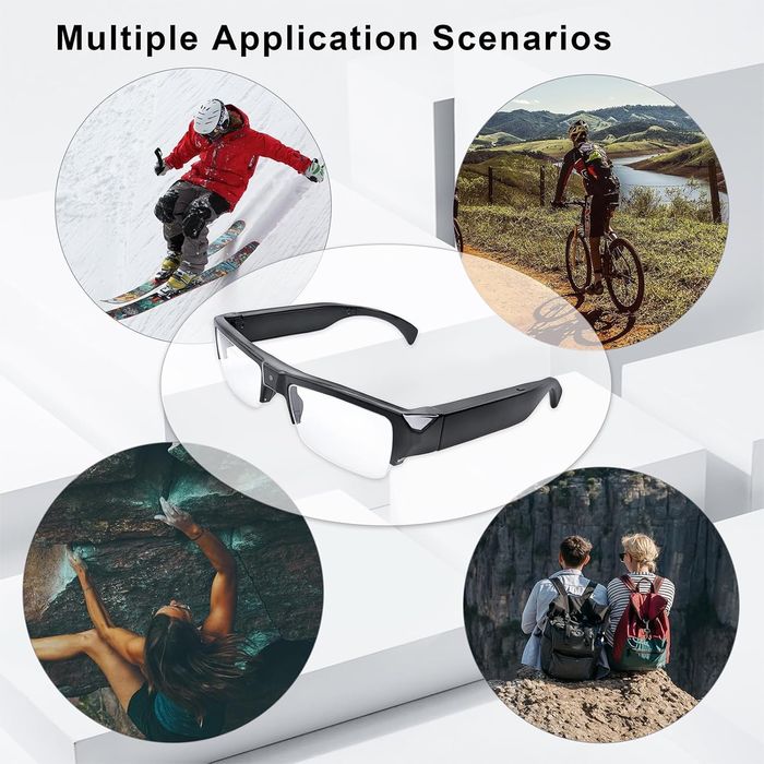 Окуляри з вбудованою камерою і мікрофоном 

Особливості:

-