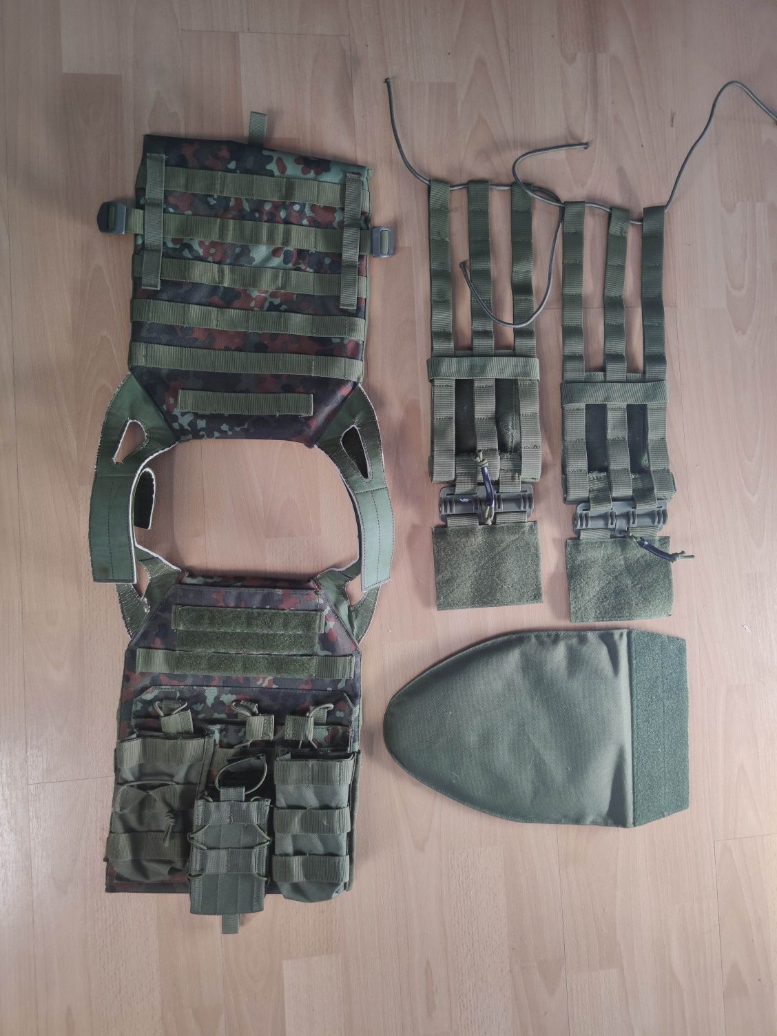 Kamizelka taktyczna JPC Plate Carrier GFC Flecktarn