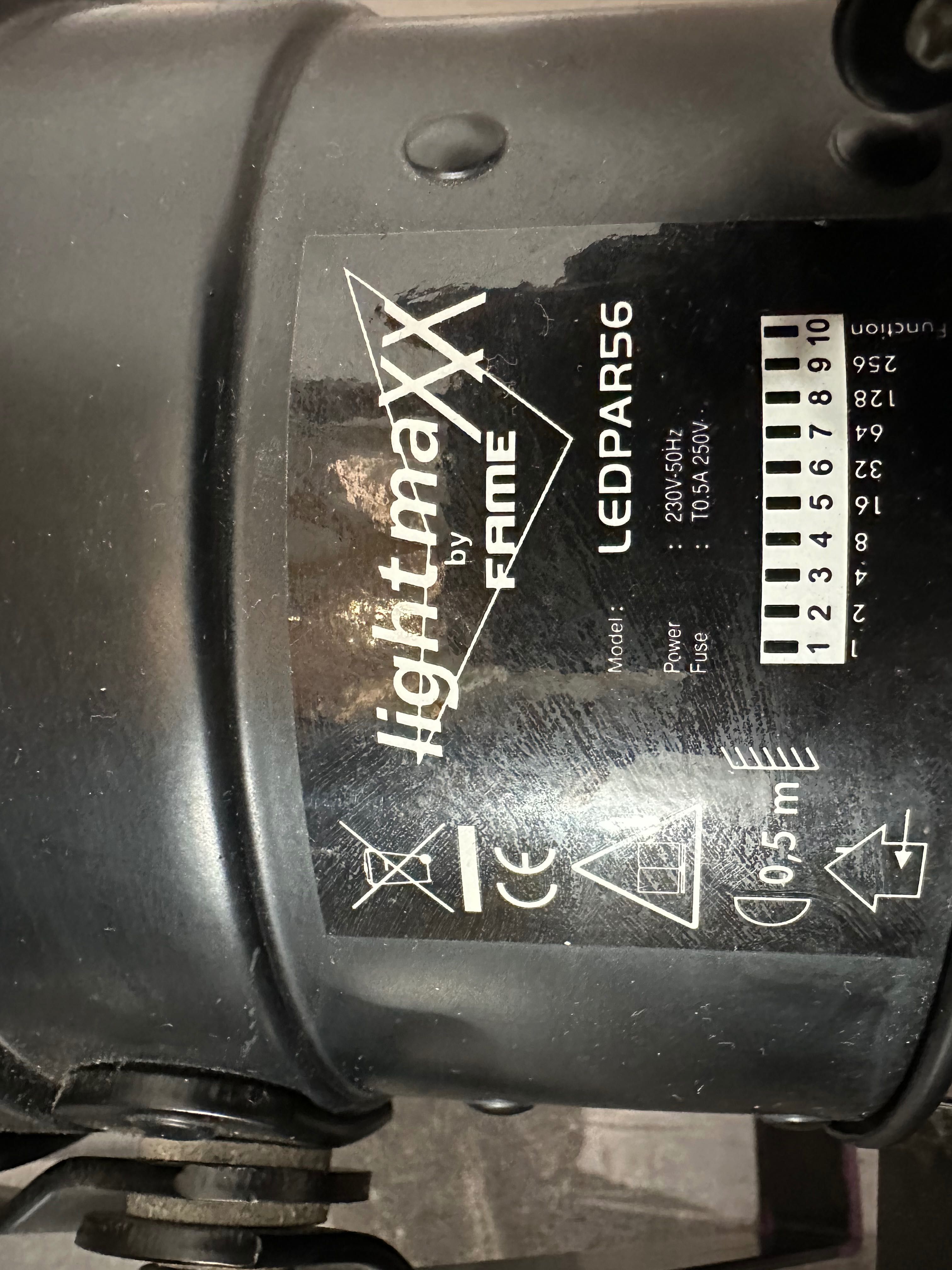 lampy estradowe DJ lightmaxx ledpar56