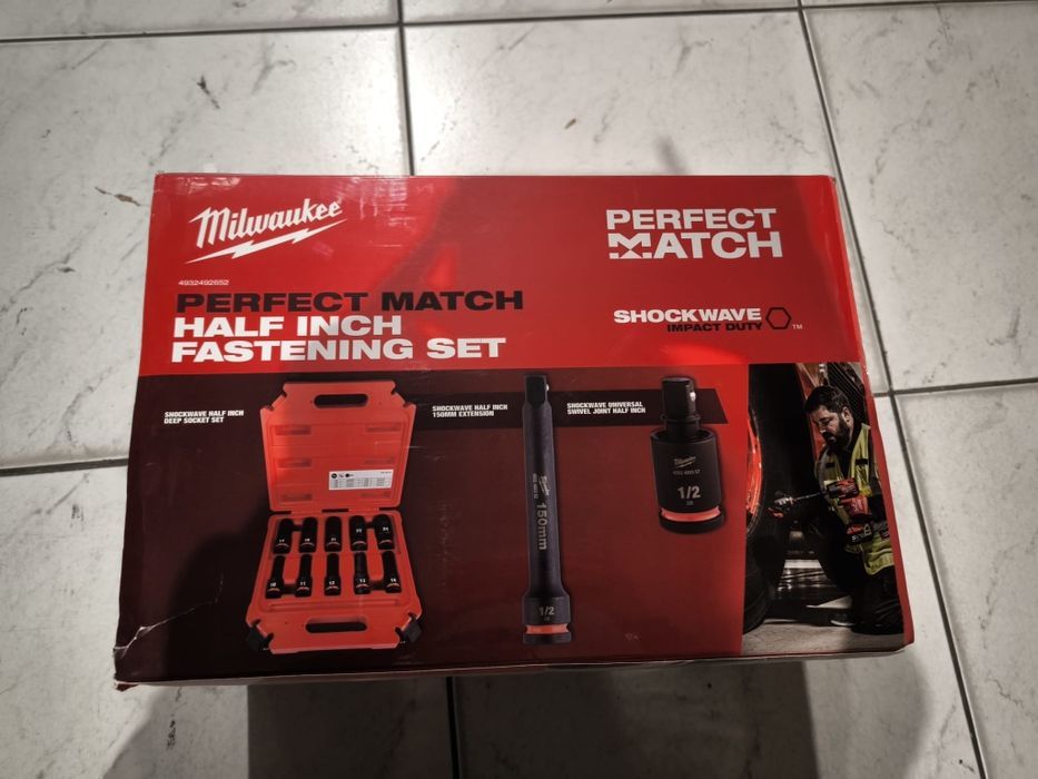 Zestaw nasadek udarowych 1/2 " Milwaukee