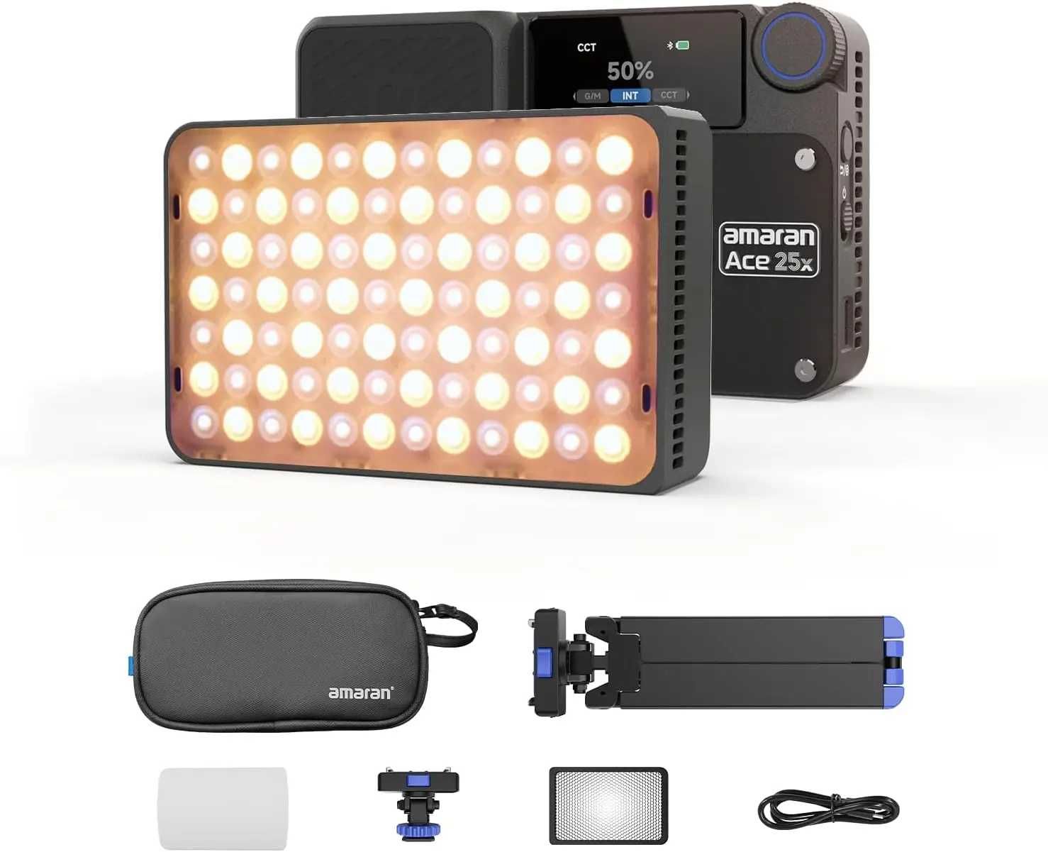 Світло Aputure Amaran Ace 25x Kit Charcoal (ACE25XKIT) (MP0206000Y)