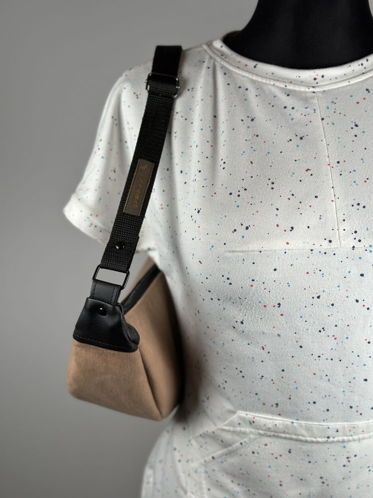 Torebka half moon handmade półksiężyc