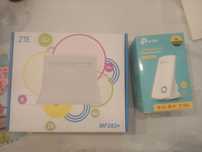 Router ZTE MF283+ LTE +Wzmacniacz sygnału TP-Link TL-WA850RE
