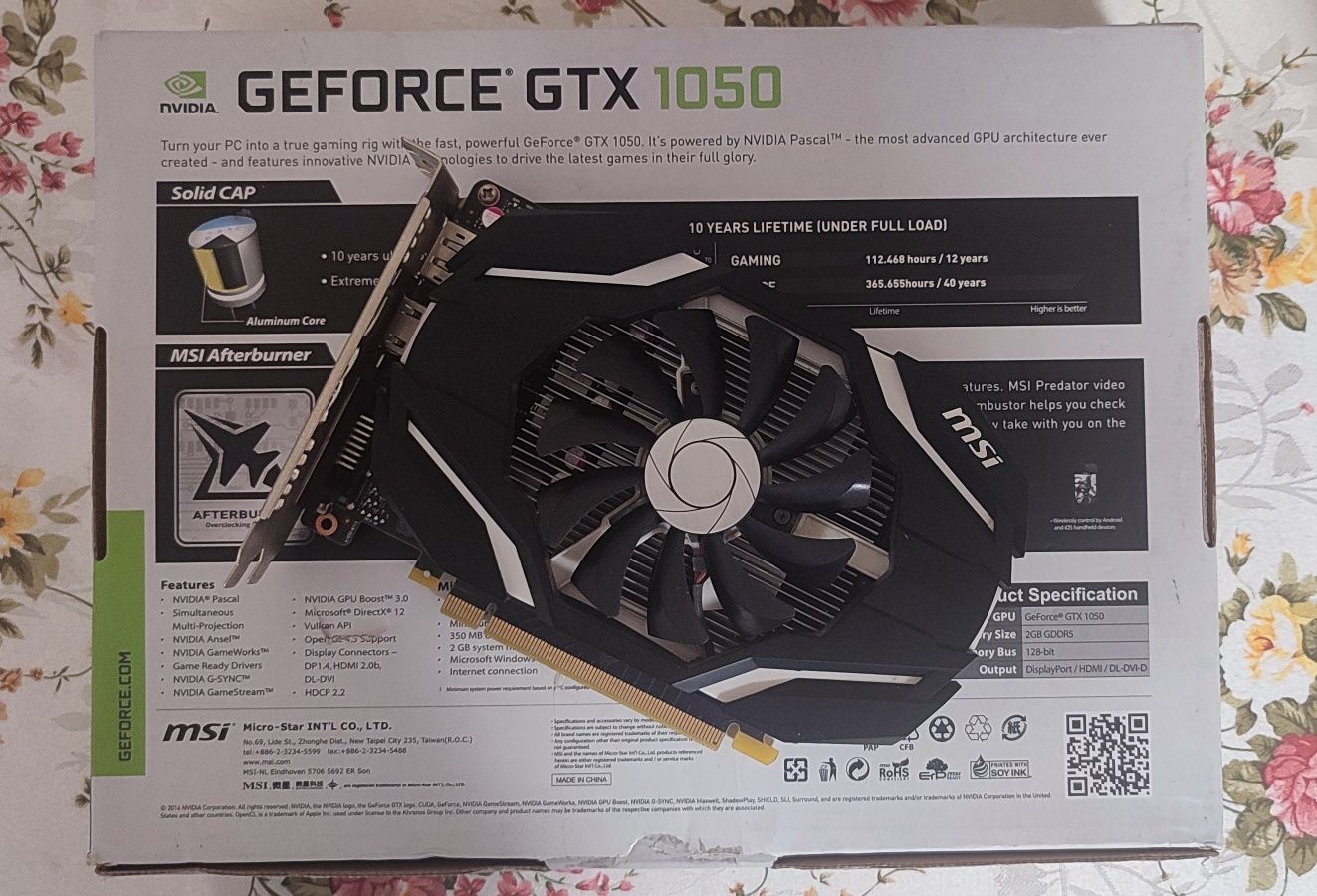 Відеокарта GeForce GTX 1050 від MSI