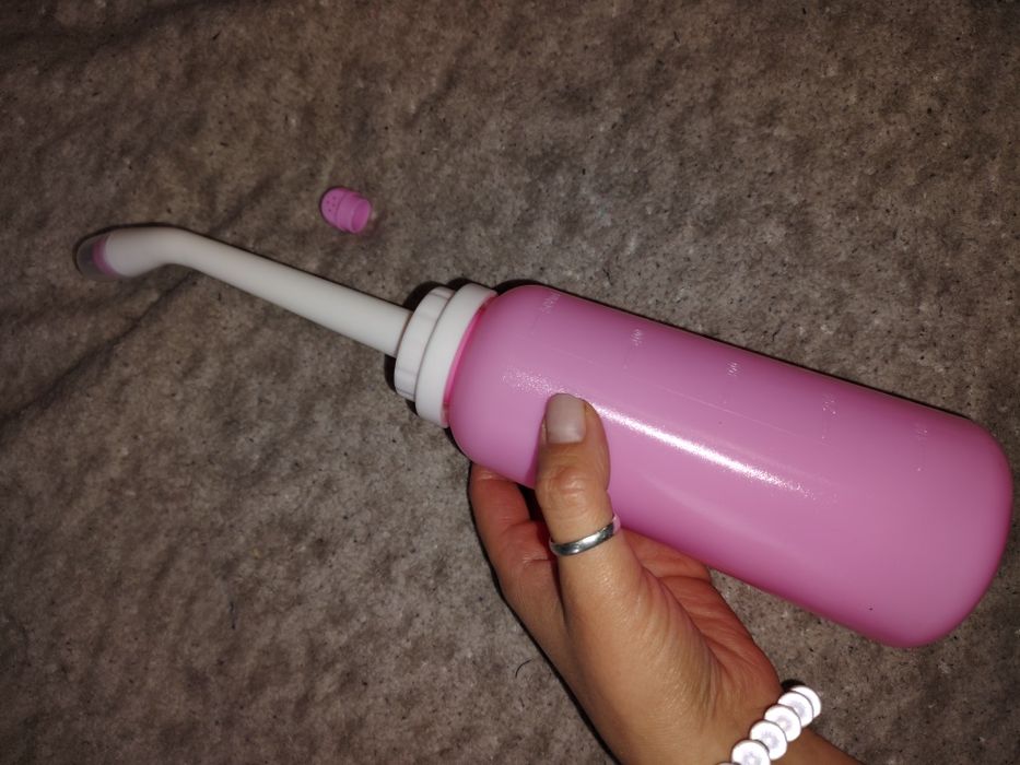 Післяпологова пляшечка для підмивання - Canpol Babies, спринцовка