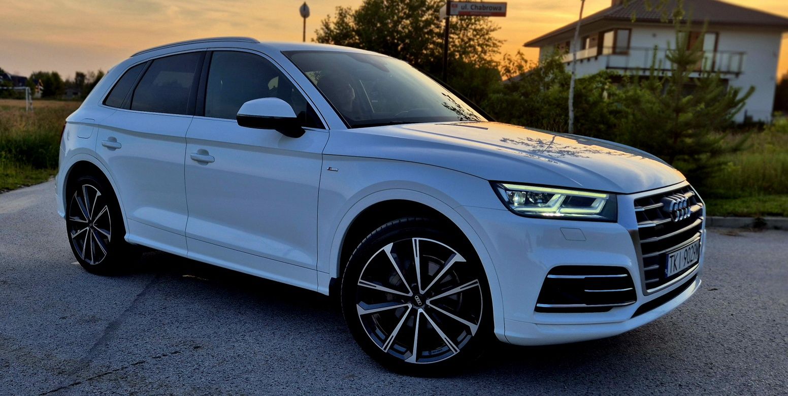 Samochody Auta auto do Ślubu piękne audi q5 S-line