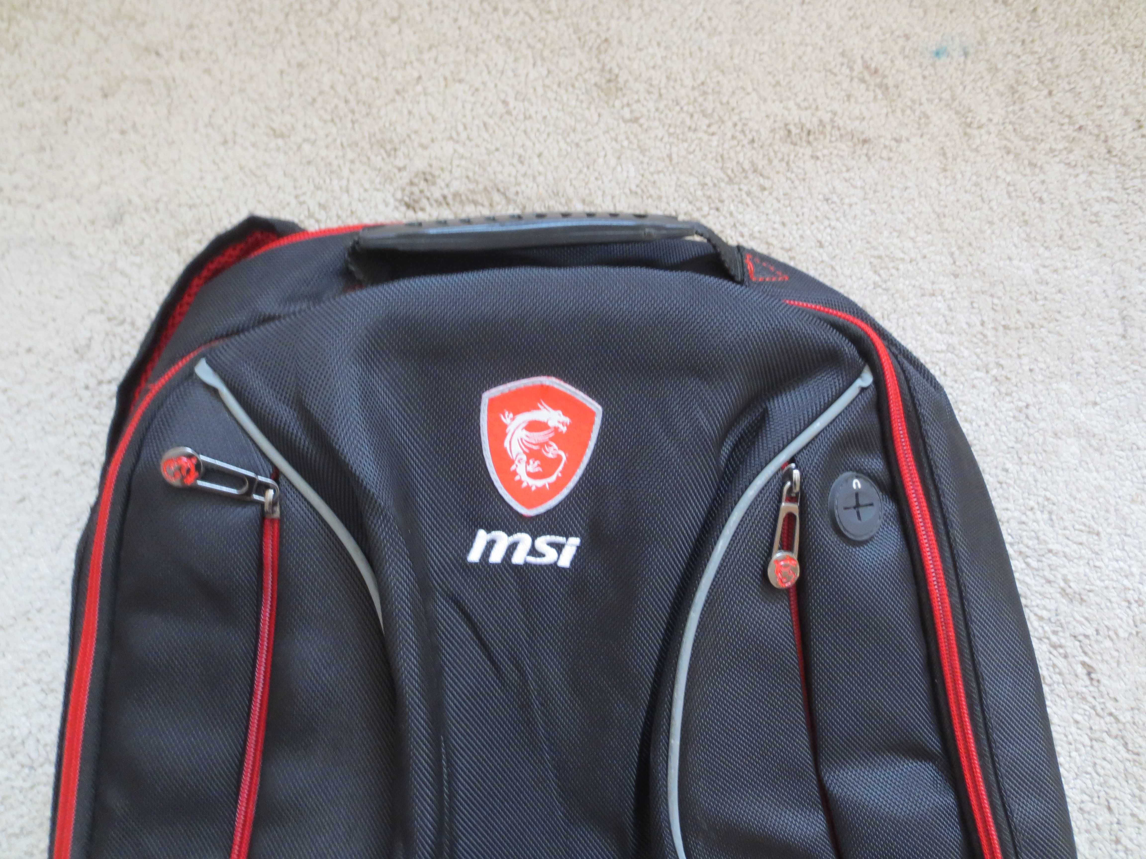 Sprzedam oryginalny plecak MSI Gaming na laptopa