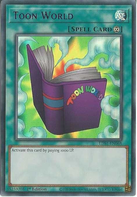 Karta YUGIOH Toon World HOLO