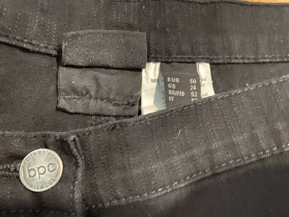 Bpc 50 damskie jeansy dżinsy czarne spodnie Vintage
