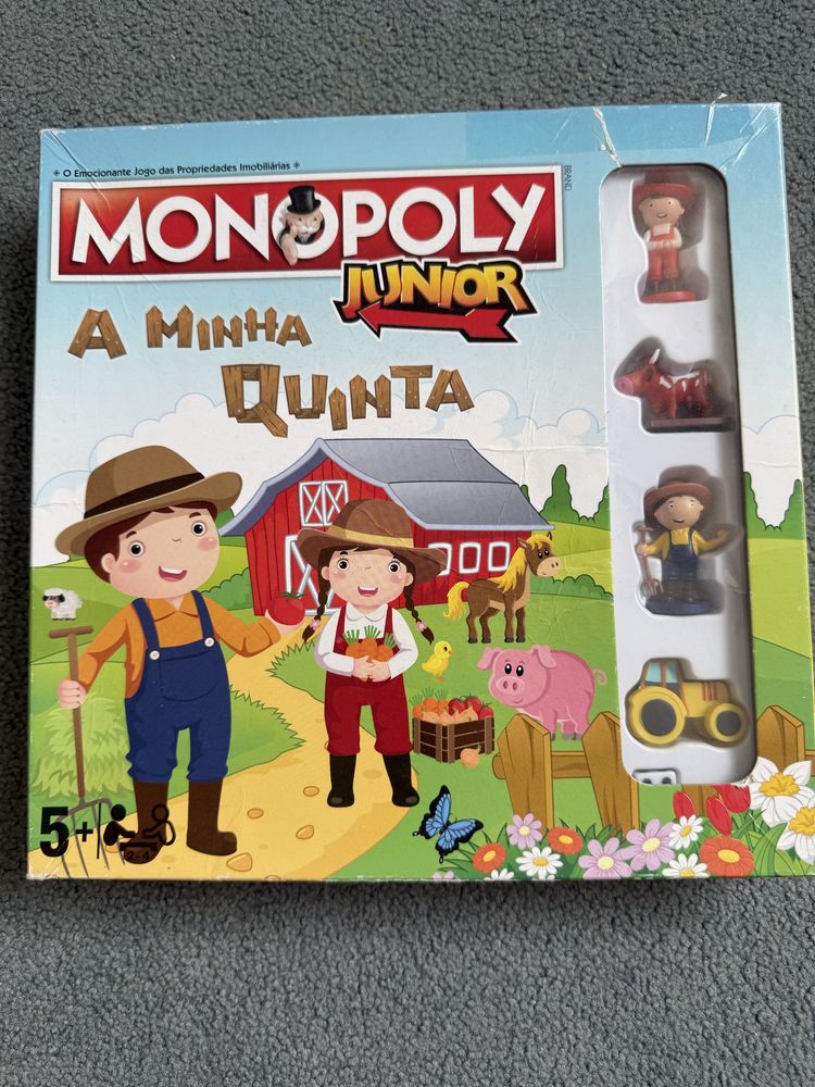 Jogo de tabuleiro Monopólio Júnior - A minha quinta