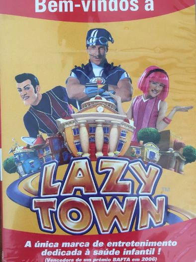 DVD "Bem-Vindos a Lazy Town"