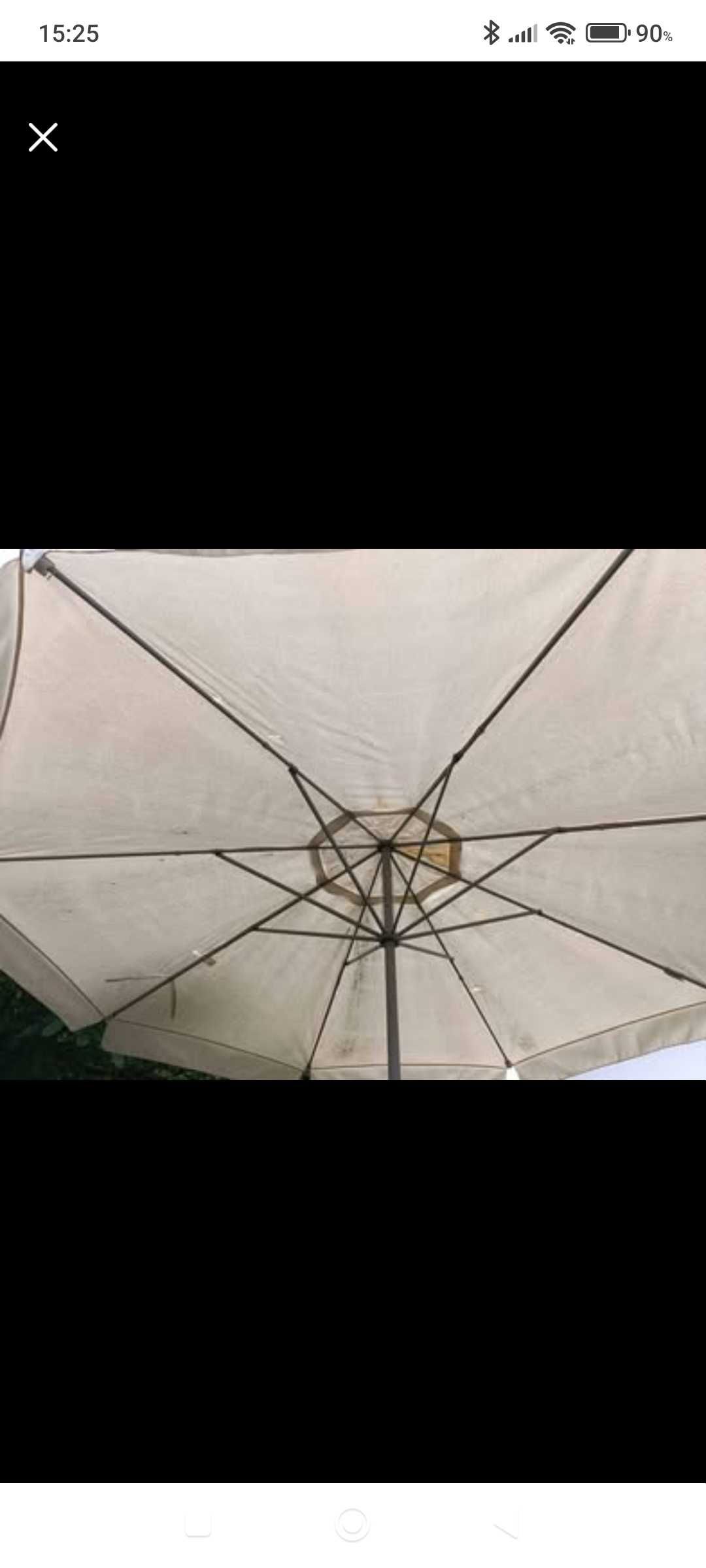 Parasol ogrodowy o średnicy 4 m