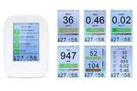 Монитор Детектор качества воздуха (CO2,PM2.5,HCHO,TVOC,Темп,Влажность)