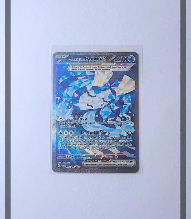 Wellspring Mask Ogerpon Ex 213/167 TWM Pokemon ENG
