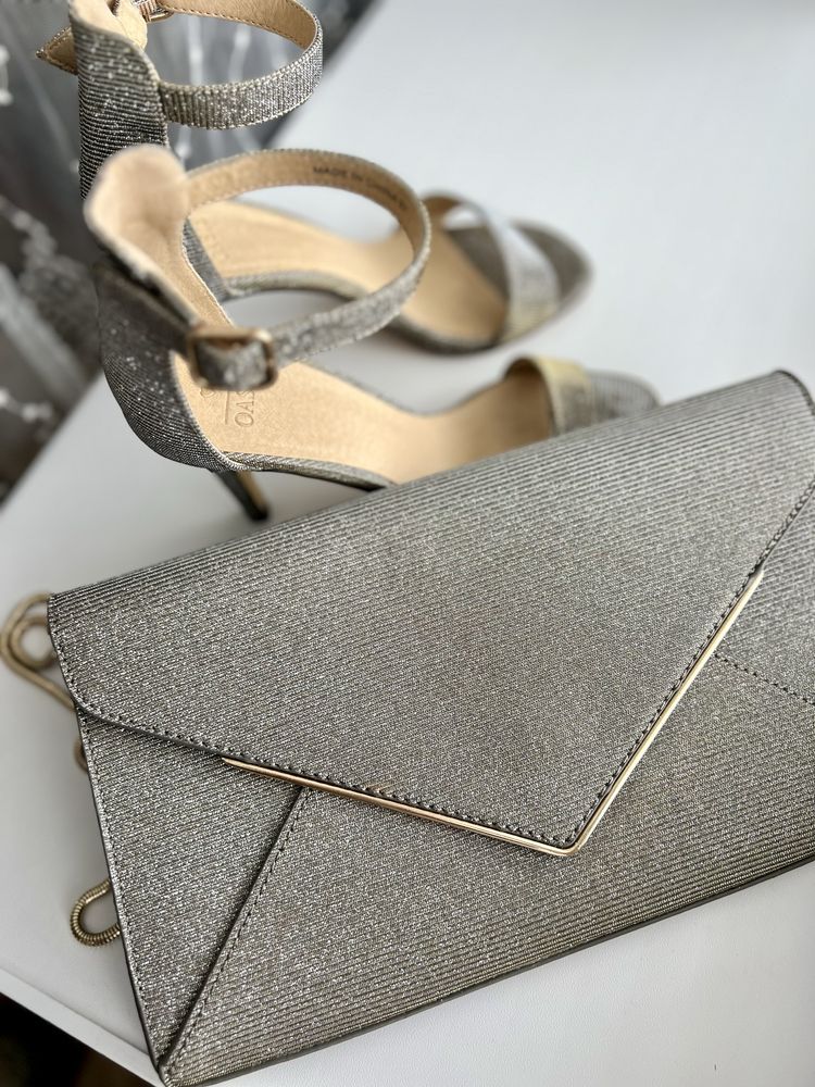 Босоножки Oasis, Zara + клатч, сумка