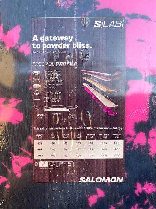 Salomon S/LAB QST X, Salomon S/LAB Shift2 13 MN, Salomon S/LAB QST 118