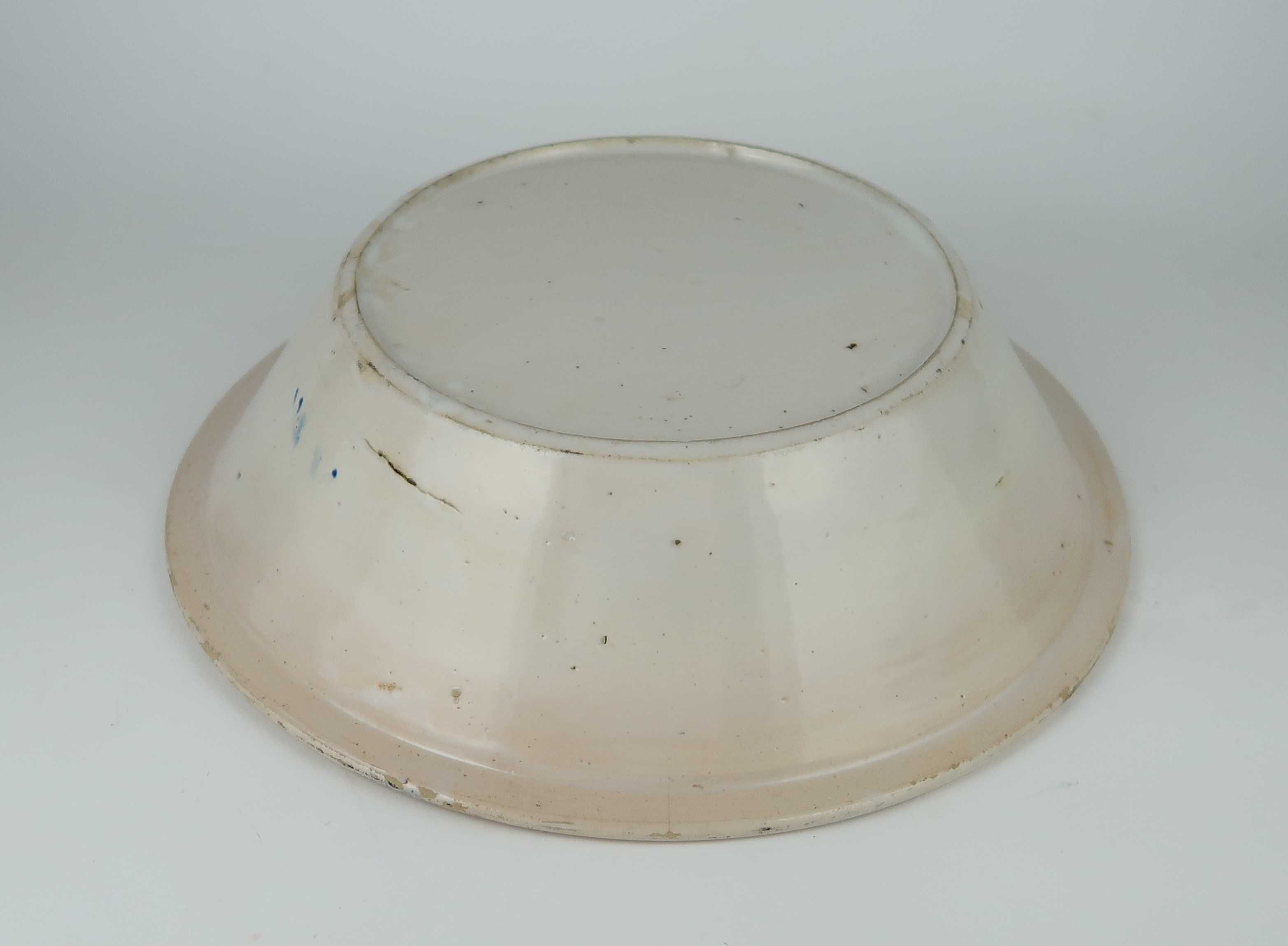 Taça em faiança Portuguesa Séc. XIX - 21.5 cm