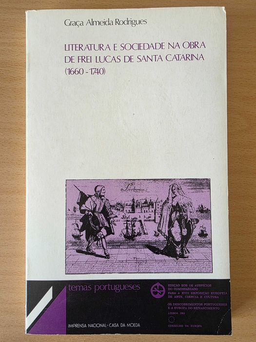 Livro "Literatura e Sociedade na Obra de Frei Lucas de Santa Catarina"