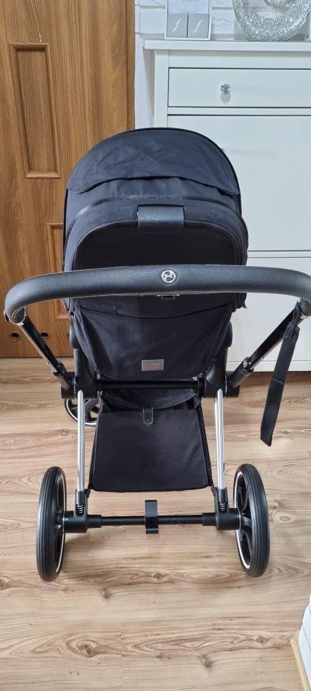 Spacerówka Deep Black Cybex Priam 4.0 Chrome Black