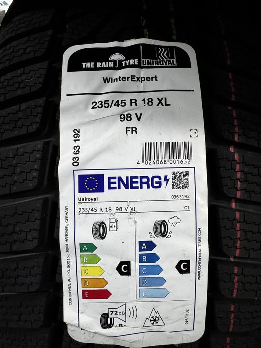 Opony zimowe 235/45R18 98V Uniroyal WinterExpert XL
