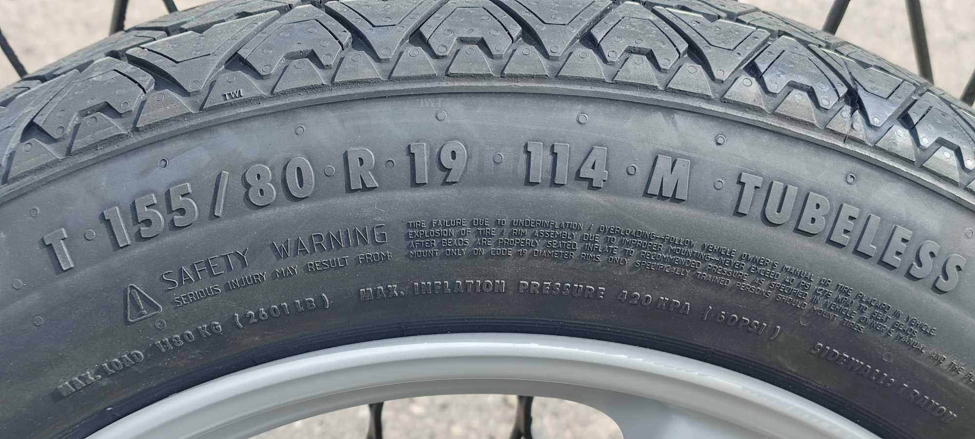 Koło 19 BMW X5 G05 X6 G06 X7 G07 155x80 R19 dojazdowe-zapasowe NOWE