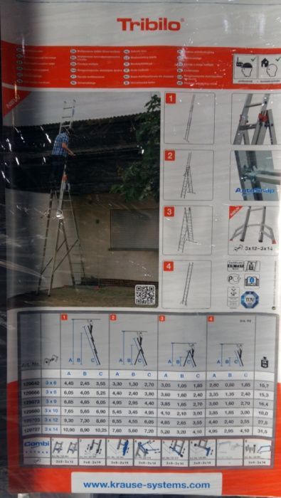 Лестница Krause Corda 3Х9 3x10 3Х6 Tribilo Германия Драбина стремянка