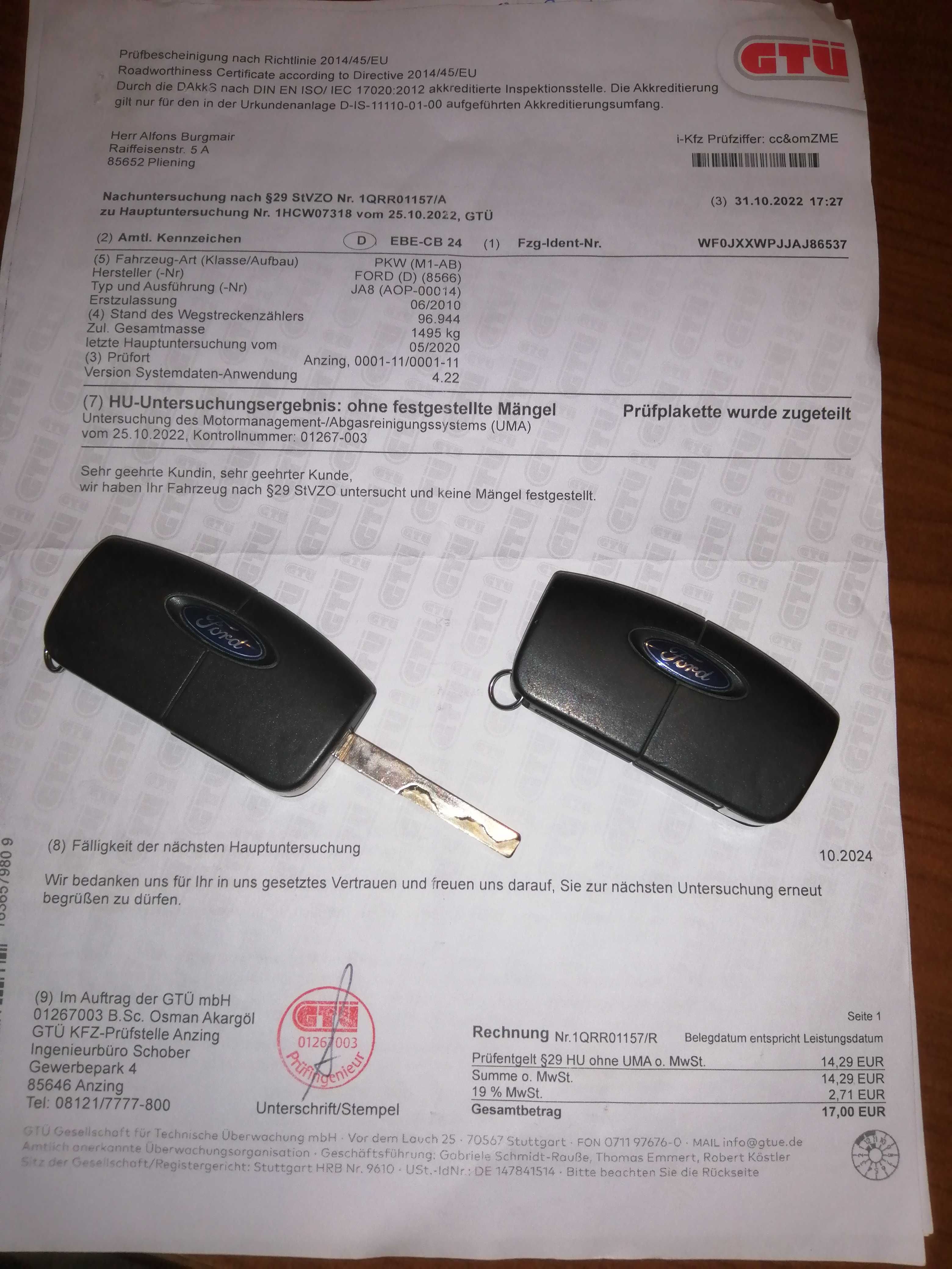 Ford Fiesta 1,2 106 tys km opłacony