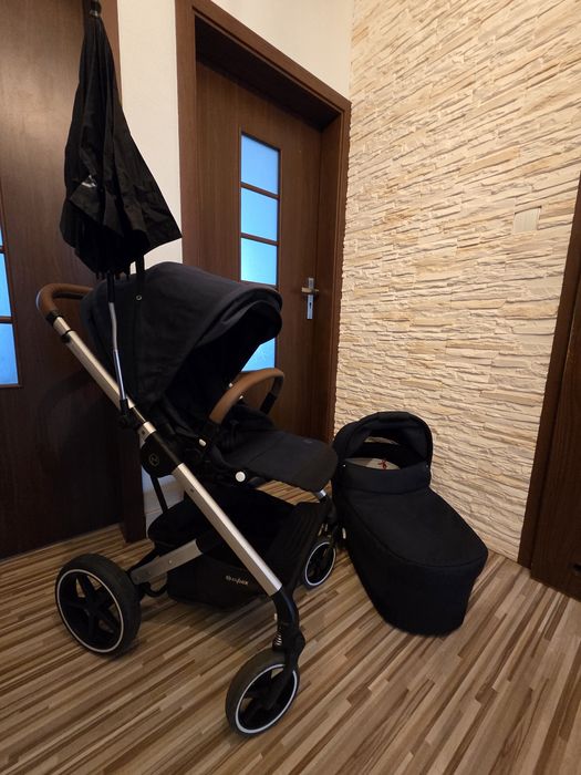 Wózek Cybex Balios S - 2w1 - komplet, kolor granatowy, stan bdb