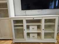 Komoda kredens IKEA LIATORP Biały + koszyki i pudełka GRATIS!