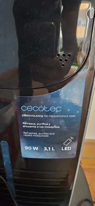 Ventoinha cecotec 790 com burrifador de agua