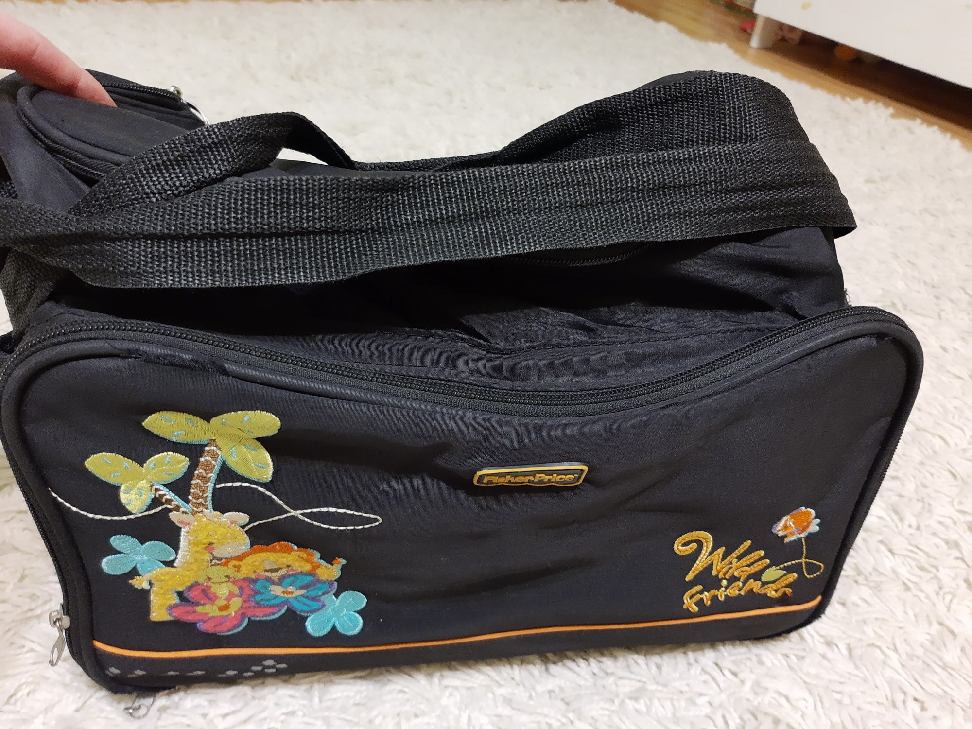 Torba Fisher Price z przewijakiem czarna