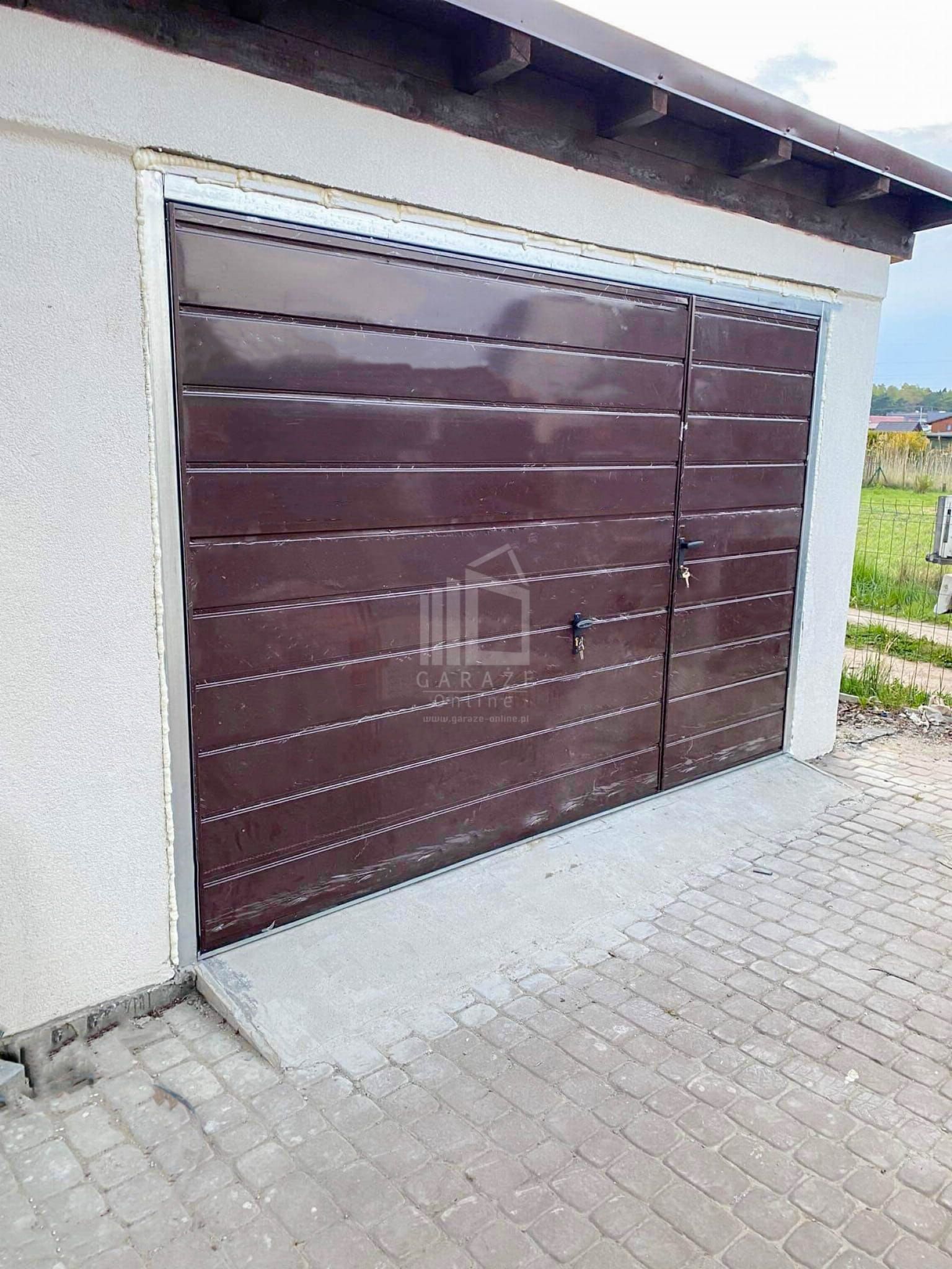 Bramy Garażowe Na Wymiar Uchylne Ocieplone Brama Garażowa Id739