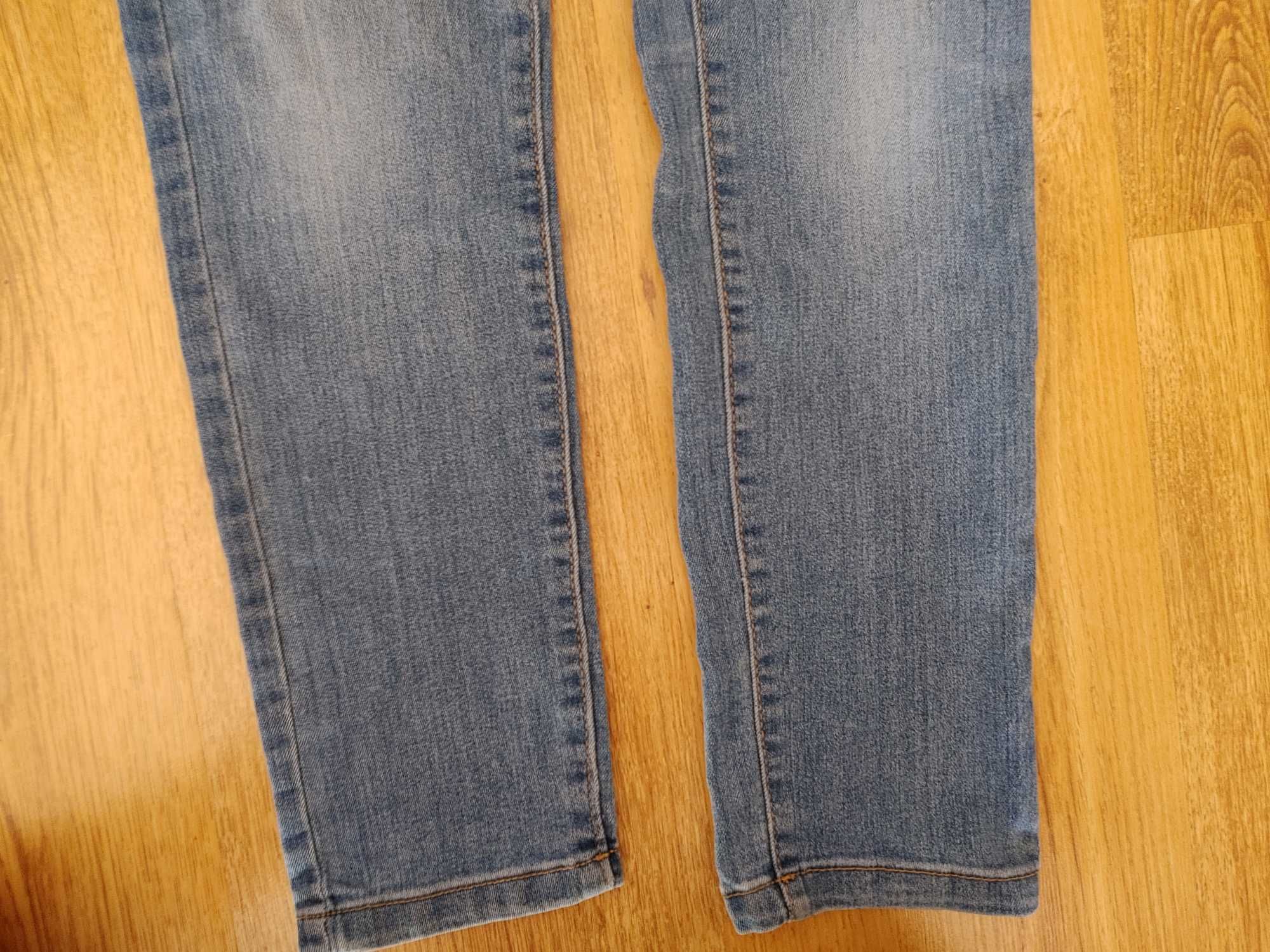 C&A Palomino spodnie dzinsowe niebieskie 140cm 8l bdb